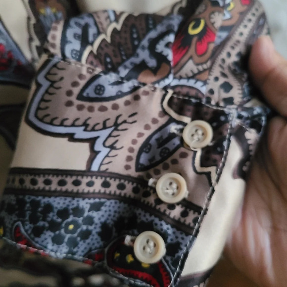 °East 5th Blouse / Paisley Print / Size 14 - Picture 4 of 6